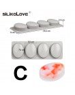 SILIKOLOVE DIY silikonowe do mydła formy na mydło wyrabiane ręcznie podejmowania formy 3D formy owalne okrągły kwadrat mydła for