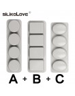 SILIKOLOVE DIY silikonowe do mydła formy na mydło wyrabiane ręcznie podejmowania formy 3D formy owalne okrągły kwadrat mydła for