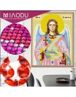 Miaodu 5d majsterkowanie malowanie diamentowa ścieg krzyżykowy Retro religia ikona lidera diamentowa mozaika mężczyźni haft diam