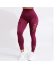 CHRLEISURE kobiety wysokiej talii legginsy Push Up Hollow Fitness legginsy legginsy treningowe dla kobiet Casual Jeggings 4 kolo