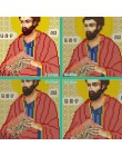 Miaodu 5d majsterkowanie malowanie diamentowa ścieg krzyżykowy Retro religia ikona lidera diamentowa mozaika mężczyźni haft diam