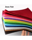 3mm grubość 30x30cm tkanina poliestrowa nie tkany filc dla DIY szycia lalki rzemiosło wzór materiały pakiet dekoracje domu 1Pc