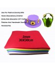 3mm grubość 30x30cm tkanina poliestrowa nie tkany filc dla DIY szycia lalki rzemiosło wzór materiały pakiet dekoracje domu 1Pc