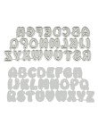 26 sztuk/zestaw litera alfabetu metalu wykrawania umiera dla strzał maszyna do cięcia DIY składana kartka scrapbooking garnitur