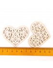 Piękny wzór serca drewniane Scrapbooking malarstwo kolekcja Craft akcesoria do robótek ręcznych diy Home Decoration 48-56mm 10 s