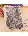 Z tworzywa sztucznego wzór koronki szablony foldery z wytłoczonym wzorem DIY papier do scrapbookingu tworzenie kartek dla dekora