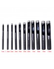 LMDZ 1 sztuk 11 rozmiar okrągły węgiel stal skóra Craft Shank Hollow dziurkacz 1mm-10mm dla skórzany pasek zespół uszczelka narz