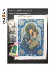 RUBOS nowe wzory sprzedaży rhinestone religia dziewica jezus diament hafty ikony DIY 5D diament mozaika robótki twarz drukowane