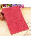 Z tworzywa sztucznego wzór koronki szablony foldery z wytłoczonym wzorem DIY papier do scrapbookingu tworzenie kartek dla dekora