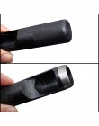 LMDZ 1 sztuk 11 rozmiar okrągły węgiel stal skóra Craft Shank Hollow dziurkacz 1mm-10mm dla skórzany pasek zespół uszczelka narz