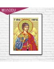 Miaodu 5d majsterkowanie malowanie diamentowa ścieg krzyżykowy Retro religia ikona lidera diamentowa mozaika mężczyźni haft diam