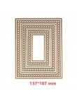 2019 nowy podstawowy koło owalne prostokąt kwadratowe ramki zestaw metalu wykrojniki dla DIY papier do scrapbookingu robienie ka