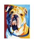 SDOYUNO 40x50cm styl pop obraz bez ram diy według numerów kolorowy pies zdjęcia według numerów na płótnie zwierzęta dekoracji wn