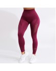 CHRLEISURE kobiety wysokiej talii legginsy Push Up Hollow Fitness legginsy legginsy treningowe dla kobiet Casual Jeggings 4 kolo