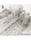 5 rolek cukierki kolor śliczny pasek Dot Washi taśma zestaw naklejek Scrapbooking dekoracja wnętrz strona dekoracji Lot 1306