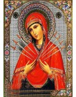 RUBOS nowe wzory sprzedaży rhinestone religia dziewica jezus diament hafty ikony DIY 5D diament mozaika robótki twarz drukowane