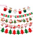 Bożonarodzeniowy baner reklamowy wystrój świąteczny dla domu Garland ozdoby świąteczne Noel Navidad 2019 Cristmas Decor szczęśli