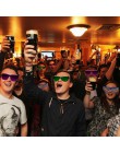 2020 Neon Party świecące okulary podświetlany przewód Neon LED okulary zapalają okulary kostium wrony Party DJ okulary dekoracje