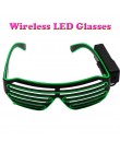 2020 Neon Party świecące okulary podświetlany przewód Neon LED okulary zapalają okulary kostium wrony Party DJ okulary dekoracje
