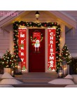 Huiran wesołych świąt ganek znak drzwi dekoracyjne Banner ozdoby świąteczne dla domu wiszące ozdoby świąteczne Navidad 2019