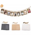 10 sztuk/zestaw DIY Photo Frame klamerka Paper Picture girlanda na ślub Baby Shower rekwizyty do fotobudki na przyjęcie urodzino