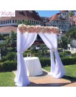 FENGRISE 5M 10M Bride Party Decor Organza ślubna tiulowa tkanina Sheer Swag kurtyna tło rustykalne dekoracje ślubne impreza impr