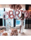 Różowe złoto litery Bride to be balon foliowy ślub wieczór panieński zaangażowanie dekoracje na wieczór panieński zaopatrzenie n