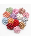 50 sztuk Mini jagody plastikowe sztuczne owoce małe sztuczna perła kwiat Stamens Cherry ślub DIY pudełko zdobione wieńce Xmas