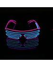 2020 Neon Party świecące okulary podświetlany przewód Neon LED okulary zapalają okulary kostium wrony Party DJ okulary dekoracje