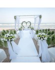 FENGRISE 5M 10M Bride Party Decor Organza ślubna tiulowa tkanina Sheer Swag kurtyna tło rustykalne dekoracje ślubne impreza impr