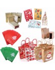 Bożonarodzeniowy papier prezentowy pudełko torby Navidad ozdoby choinkowe dla domu Natal cukierki plastikowa torba Kerst materia