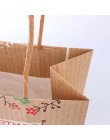 Bożonarodzeniowy papier prezentowy pudełko torby Navidad ozdoby choinkowe dla domu Natal cukierki plastikowa torba Kerst materia