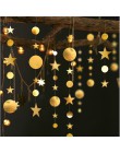 4M Twinkle Star okrągły kształt Banner girlandy papierowe Baby Boy Girls szczęśliwe pierwsze dekoracje na imprezę urodzinową ślu