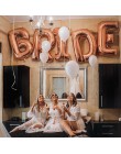Różowe złoto litery Bride to be balon foliowy ślub wieczór panieński zaangażowanie dekoracje na wieczór panieński zaopatrzenie n