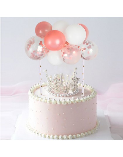 10 sztuk/partia 5 calowy balon Garland Arch ciasto wykaszarki materiały na wesele dekoracje na tort urodzinowy dzieci Baby Showe