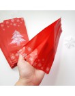 Bożonarodzeniowy papier prezentowy pudełko torby Navidad ozdoby choinkowe dla domu Natal cukierki plastikowa torba Kerst materia