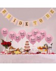 Chicinlife panna młoda być tematem balon foliowy Cupcake Topper Sash wieczór panieński diamentowy pierścionek foliowy balon słom