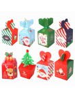 Bożonarodzeniowy papier prezentowy pudełko torby Navidad ozdoby choinkowe dla domu Natal cukierki plastikowa torba Kerst materia