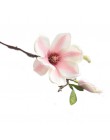Dekoracje ślubne jedwabne kwiaty orchidei Magnolia sztuczne, na ślub kwiaty do dekoracji wnętrz