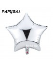 12 sztuk Baby Shower 18 cali różowe białe gwiazdkowe balony z helem dziewczyny akcesoria na przyjęcie urodzinowe 1st Party Decor