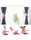 1 para świąteczne skarpety bawełniane dekoracje na boże narodzenie dla domu 2019 świąteczne prezenty Cristmas Decor Noel szczęśl