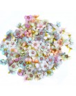 50 sztuk 2cm Multicolor Mini jedwab sztuczna stokrotka kwiat głowy dla korony ślub girlanda dekoracyjna Handmade DIY scrapbookin