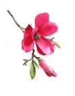 Dekoracje ślubne jedwabne kwiaty orchidei Magnolia sztuczne, na ślub kwiaty do dekoracji wnętrz