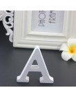 1 sztuk 15cm biały drewniany miłość ślub znak romantyczna dekoracja ślubna DIY małżeństwo miłość listy fotografia rekwizyty 15*1