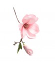 Dekoracje ślubne jedwabne kwiaty orchidei Magnolia sztuczne, na ślub kwiaty do dekoracji wnętrz
