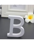 1 sztuk 15cm biały drewniany miłość ślub znak romantyczna dekoracja ślubna DIY małżeństwo miłość listy fotografia rekwizyty 15*1