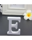 1 sztuk 15cm biały drewniany miłość ślub znak romantyczna dekoracja ślubna DIY małżeństwo miłość listy fotografia rekwizyty 15*1