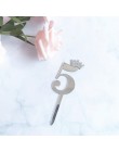 0-9 numery wykaszarki do ciast z okazji urodzin urocza korona numer chorągiewki na tort akrylowy Cupcake Topper urodziny dekorac