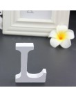 1 sztuk 15cm biały drewniany miłość ślub znak romantyczna dekoracja ślubna DIY małżeństwo miłość listy fotografia rekwizyty 15*1