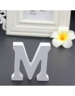 1 sztuk 15cm biały drewniany miłość ślub znak romantyczna dekoracja ślubna DIY małżeństwo miłość listy fotografia rekwizyty 15*1